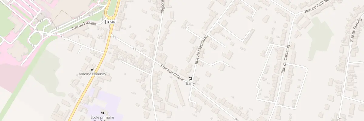 Plan du 86 Rue de Masnières à Cambrai