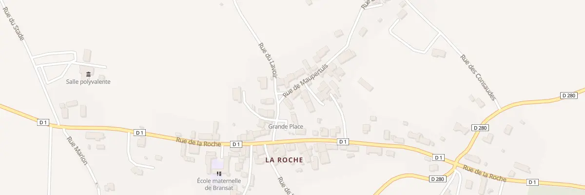 Plan du 2 Rue de Maupertuis à Bransat