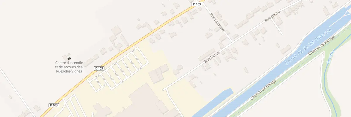 Plan du 917 Rue Basse aux Rues-des-Vignes