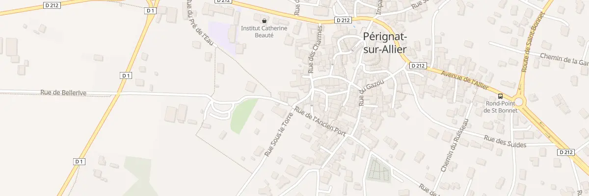 Plan du 14 Rue des Charmes à Pérignat-sur-Allier