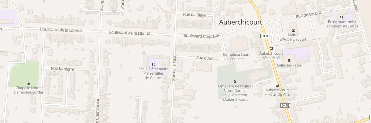 Plan du 49 Rue de la Paix à Auberchicourt