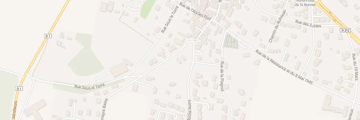 Plan du 1 Rue de la Charreyre Basse à Pérignat-sur-Allier