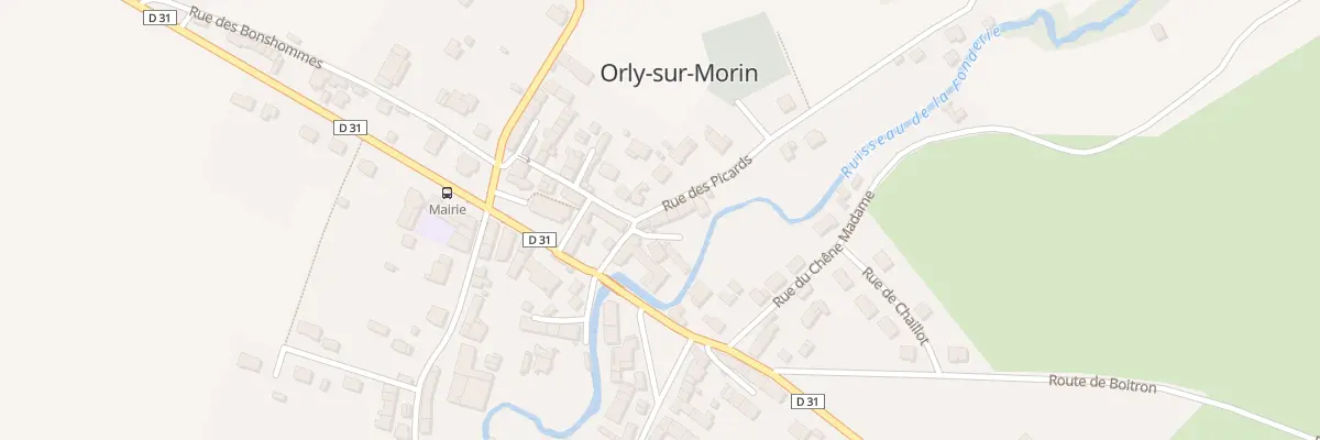 Plan du 15 Vc Cour des Picards à Orly-sur-Morin