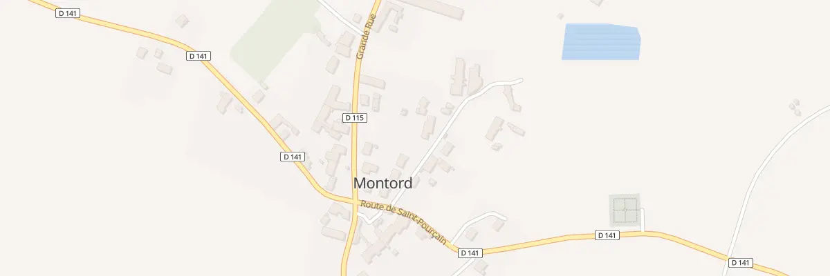 Plan du 9 Rue du Cul de Sac à Montord