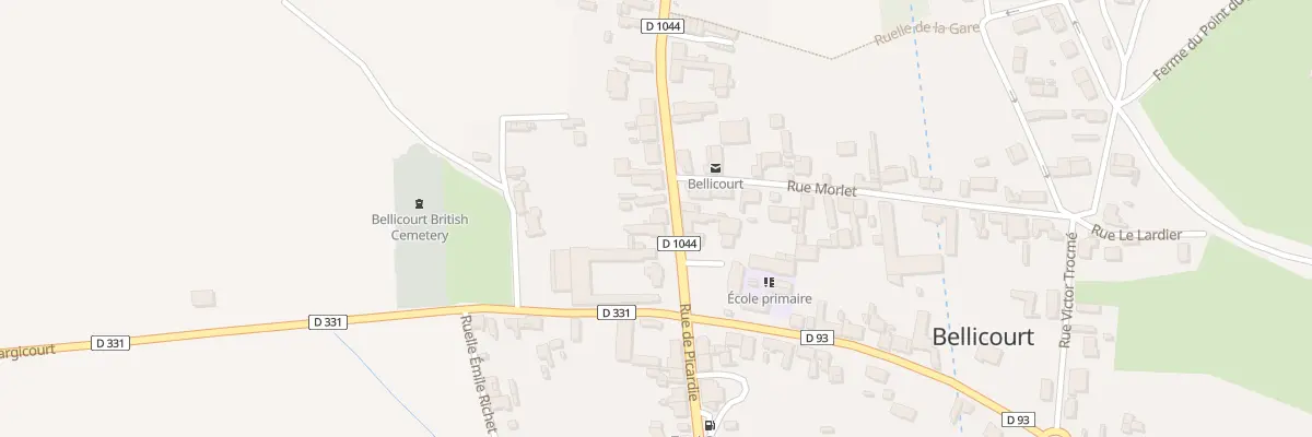 Plan du 38 Rue de Picardie à Bellicourt