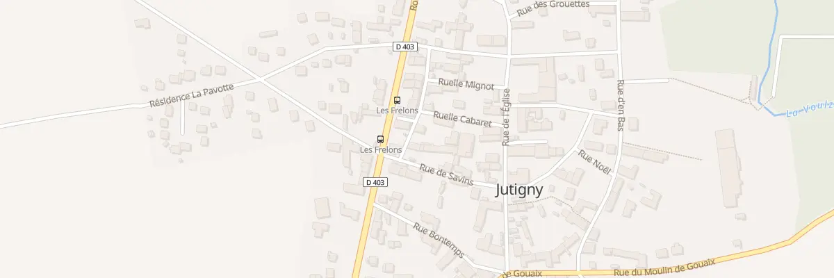 Plan du 1 Rue Haut Chemin à Jutigny