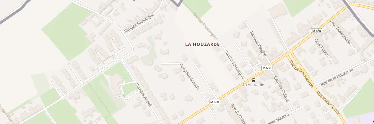 Plan du 205T Rue Jules Guesde à Wattrelos