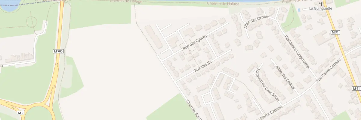 Plan du 4 Rue des Cyprès à Leers