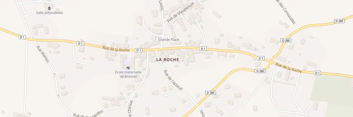 Plan du 34 Rue de la Roche à Bransat