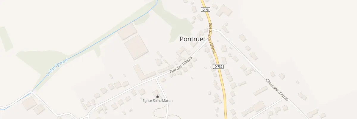 Plan du 12 Rue des Tilleuls à Pontruet