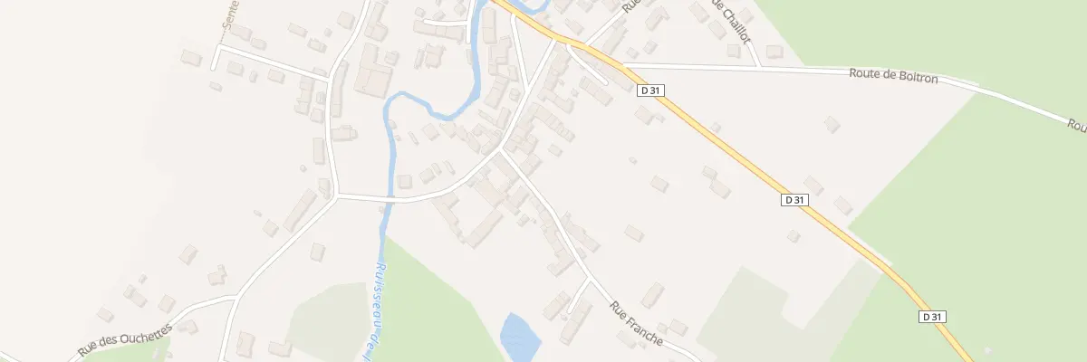 Plan du 23 Rue Franche à Orly-sur-Morin