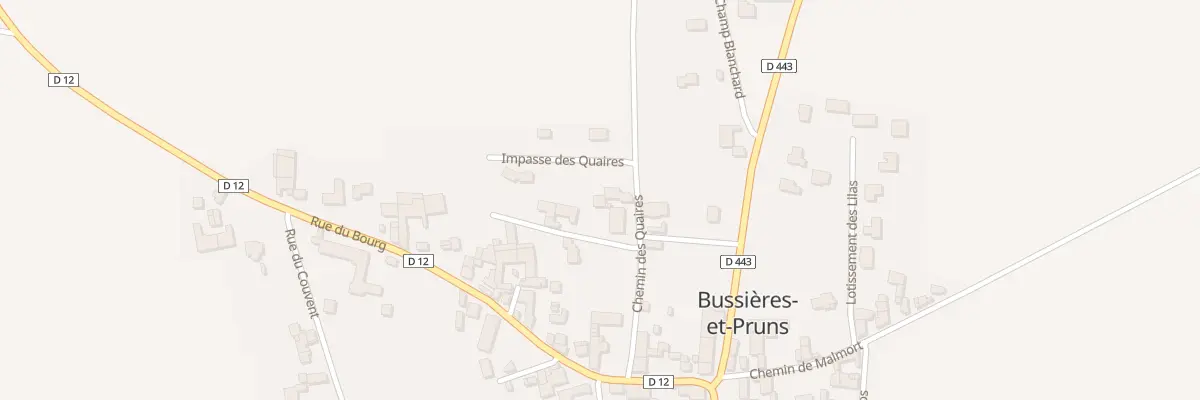 Plan du 3 Che des Quaires à Bussières-et-Pruns