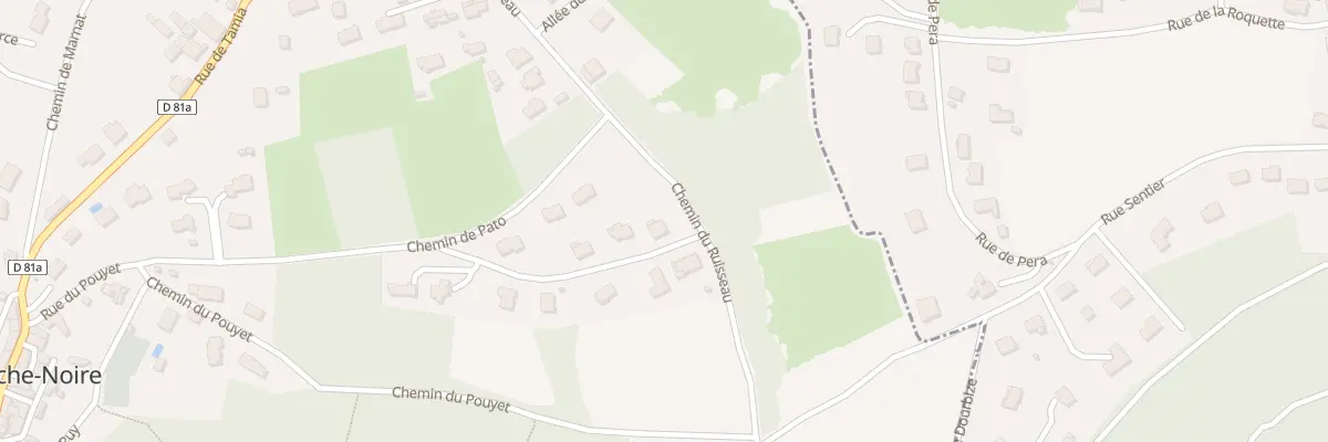Plan du 9 Rue Coteau d’Araules à La Roche-Noire