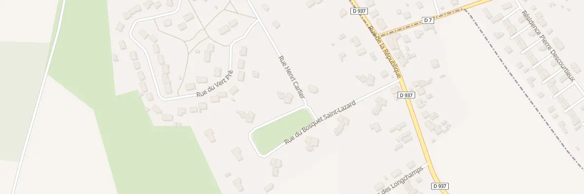 Plan du 6 Rue du Bosquet St Lazard à Autreville