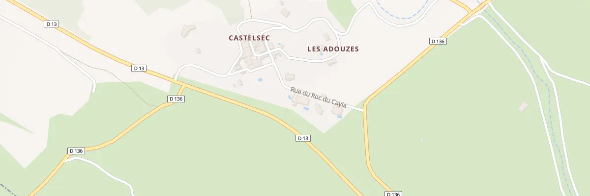 Plan de Che de l’Estabel à Roquessels