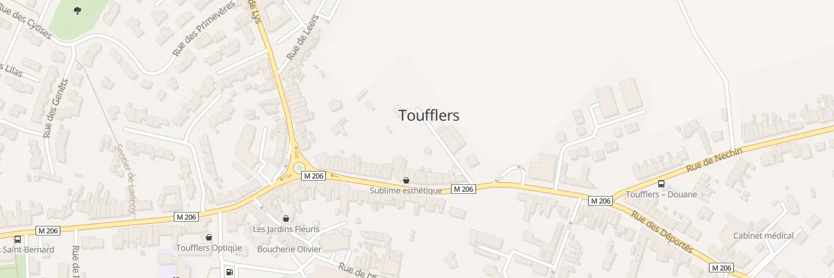 Plan du 31 Rue des Déportés à Toufflers