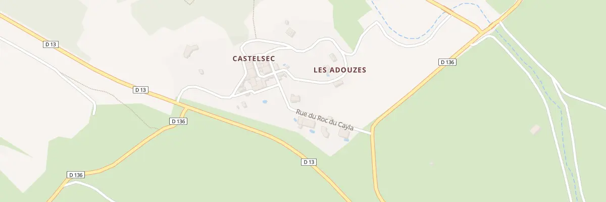 Plan du 5066 Rue de Castel Sec à Roquessels