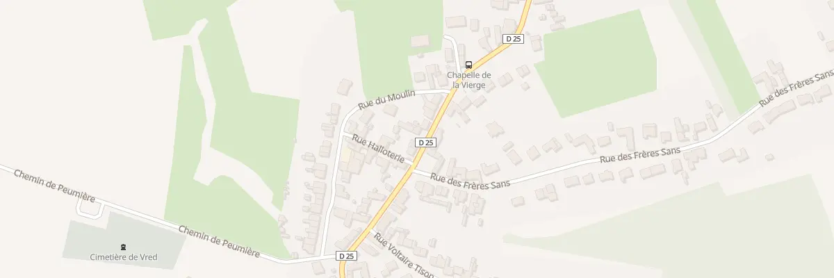 Plan du 21 Rue du Calvaire à Vred