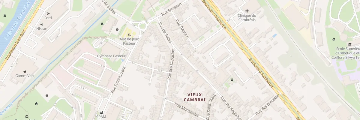 Plan du 43 Rue des Anglaises à Cambrai