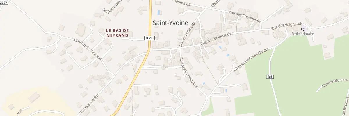 Plan du 3 Pl du Gabelou à Saint-Yvoine