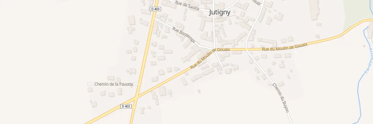 Plan du 15 Rue du Moulin de Gouaix à Jutigny