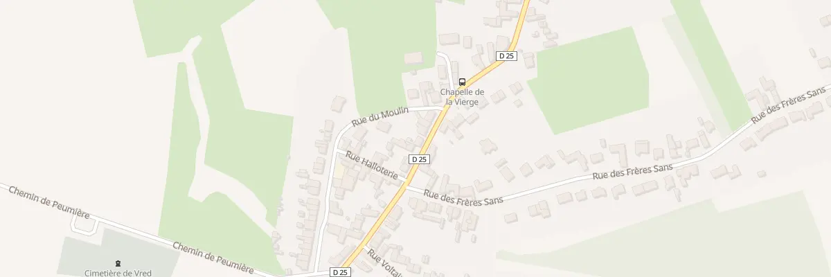 Plan du 41 Rue du Calvaire à Vred