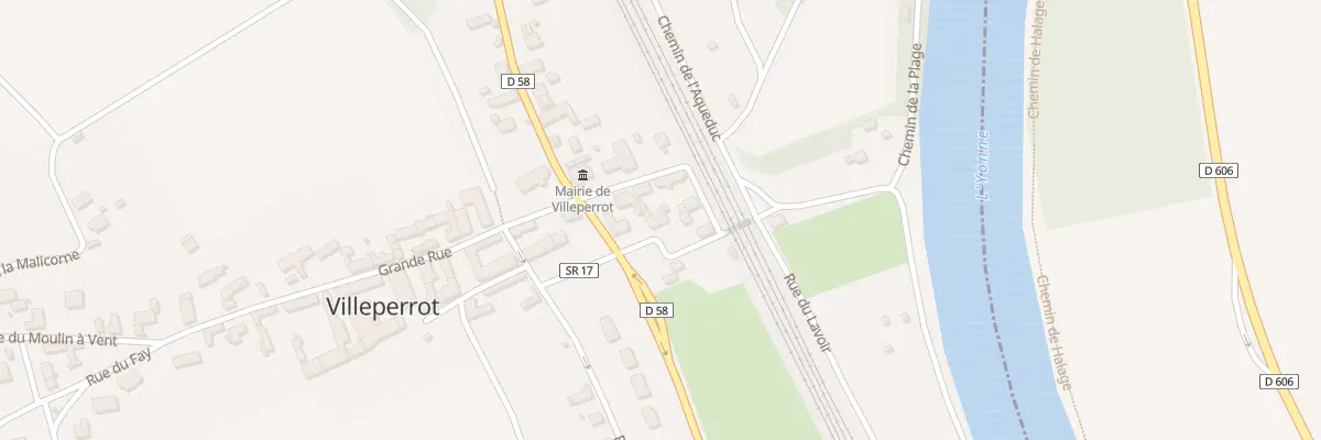 Plan du 3 Sen des Ecoles à Villeperrot