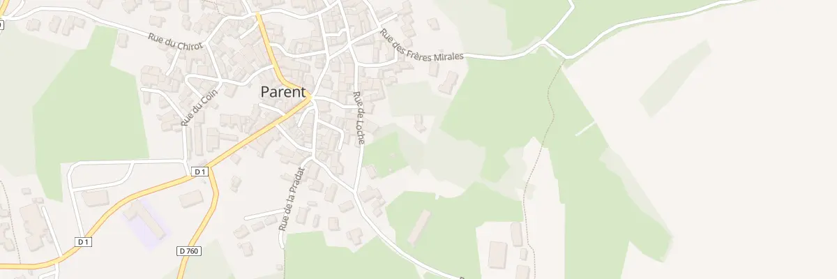 Plan du 9 Rue de Loche à Parent