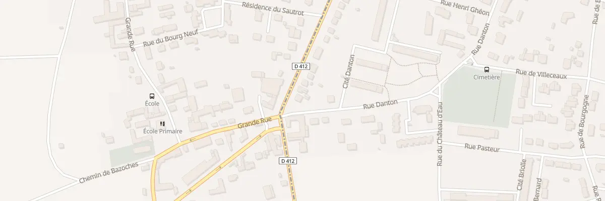 Plan du 767 Rte de Sens à Bray-sur-Seine