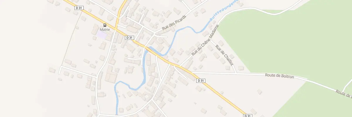 Plan du 5071 Rue du Chene Madame à Orly-sur-Morin