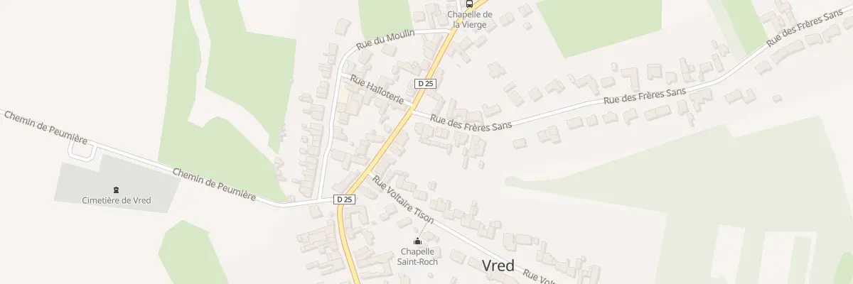 Plan du 16 Rue des Freres Sans à Vred