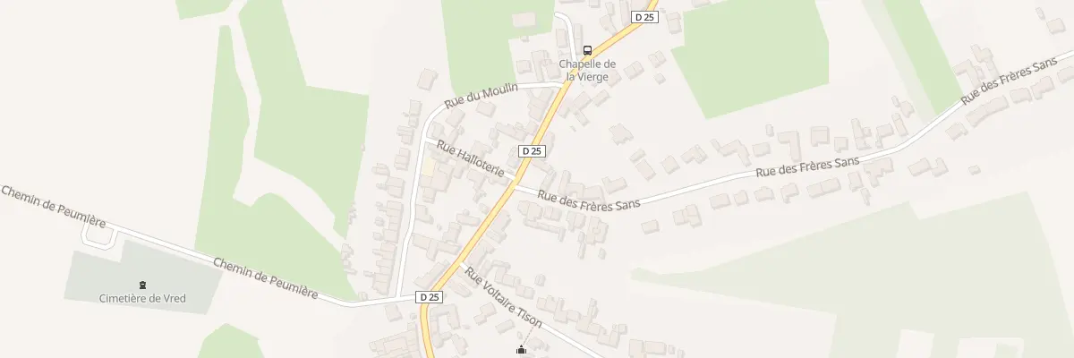 Plan du 18 Rue du Calvaire à Vred