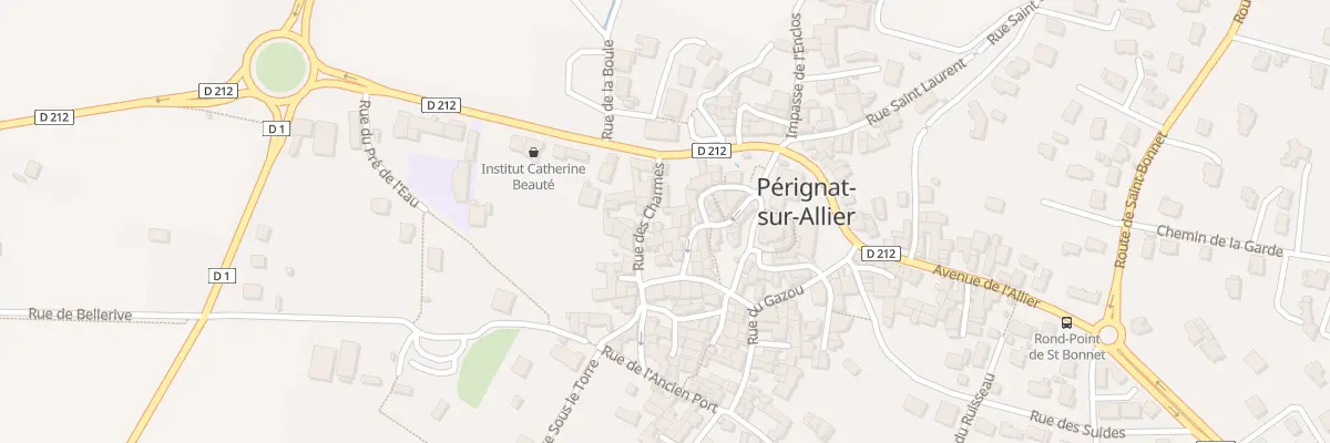 Plan du 3 Rue des Charmes à Pérignat-sur-Allier