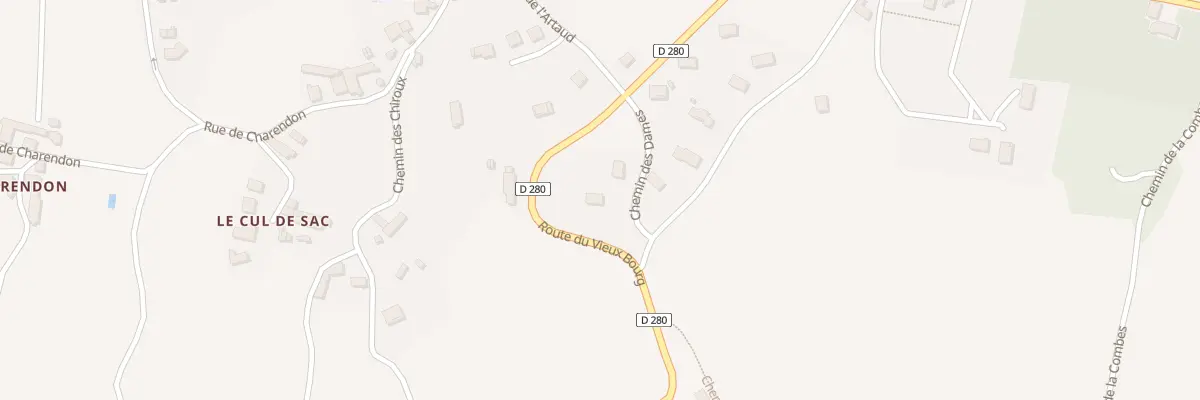 Plan du 13 Rte du Vieux Bourg à Bransat