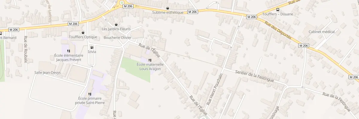 Plan du 39 Rue de l’Église à Toufflers