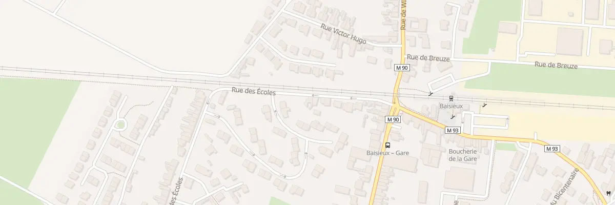 Plan du 9 Rue des Écoles à Baisieux