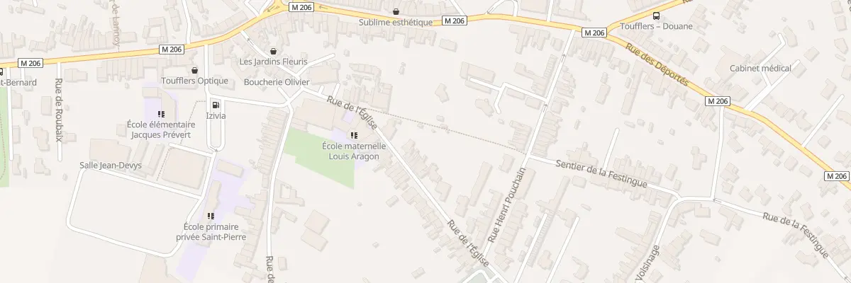 Plan du 41 Rue de l’Église à Toufflers