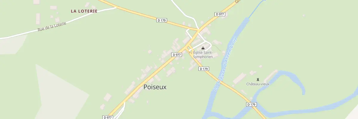 Plan du 20 Grande Rue à Poiseux