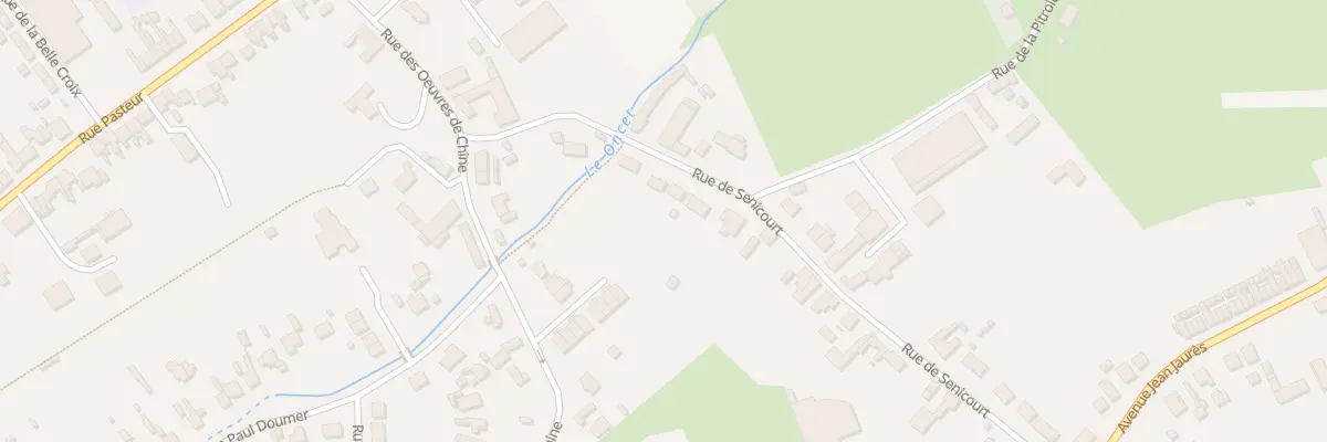 Plan du 31B Rue de Sénicourt à Chauny