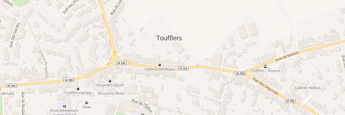 Plan du 43 Rue des Déportés à Toufflers