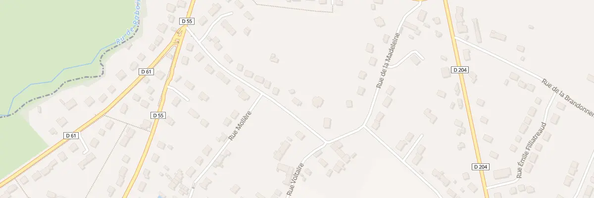 Plan du 10 Rue de la Madeleine à Rebais
