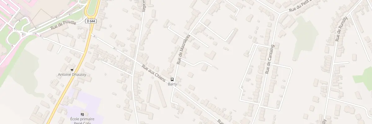 Plan du 93B Rue de Masnières à Cambrai