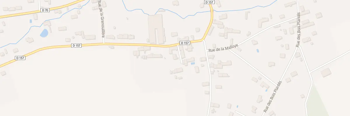 Plan du 2 Imp de la Metairie à Collemiers