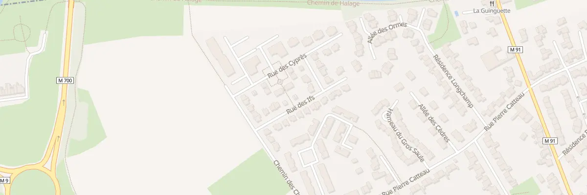 Plan du 10 Rue des Cyprès à Leers
