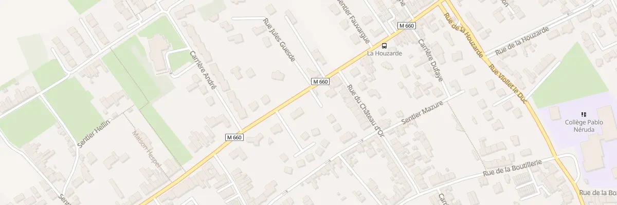 Plan du 196 Rue Jules Guesde à Wattrelos