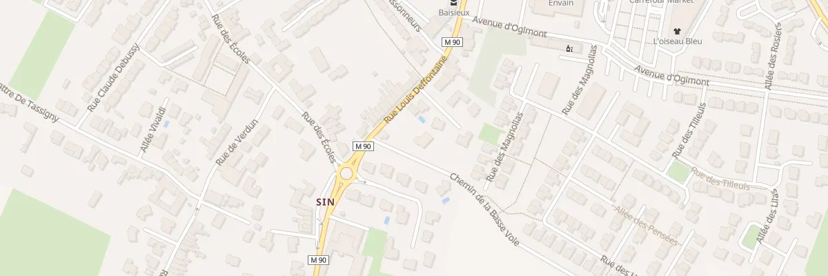 Plan du 48B Rue Louis Deffontaines à Baisieux