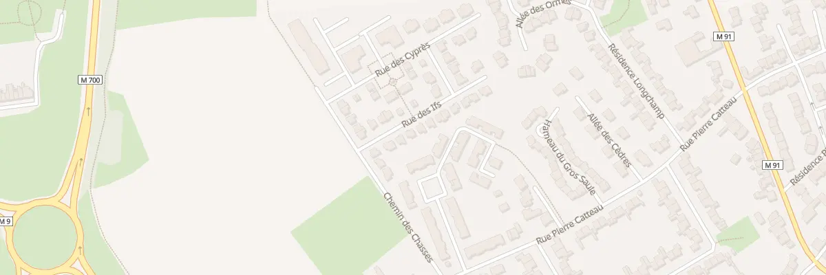 Plan du 6 Rue des Ifs à Leers