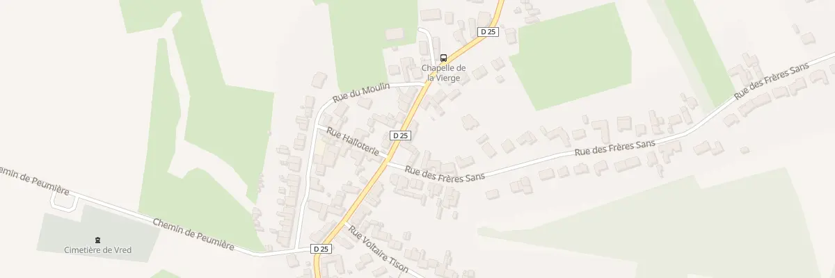 Plan du 44 Rue du Calvaire à Vred