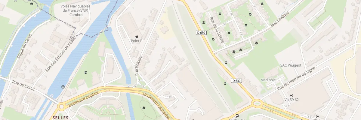 Plan du 170 Bd Faidherbe à Cambrai