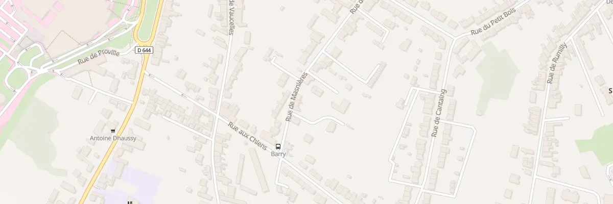 Plan du 89 Rue de Masnières à Cambrai